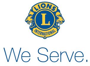 Logo Nous servons des Lions clubs